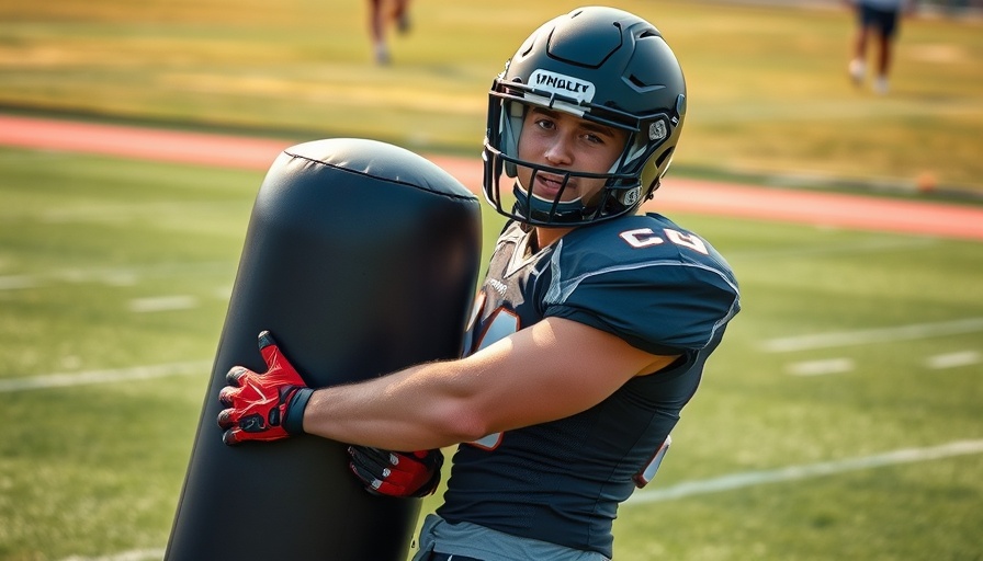 Eagles 2025 training camp practice with player on field.
