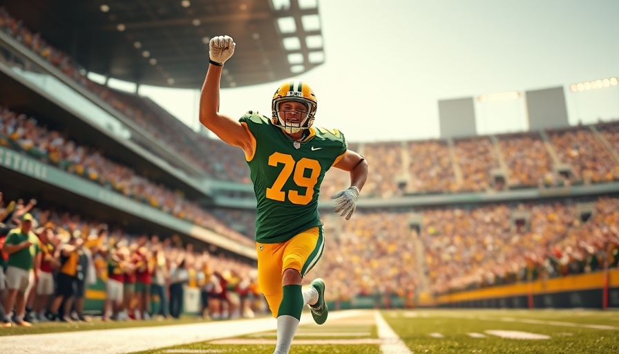 College football player celebrates touchdown 2026 NFL Draft prospect