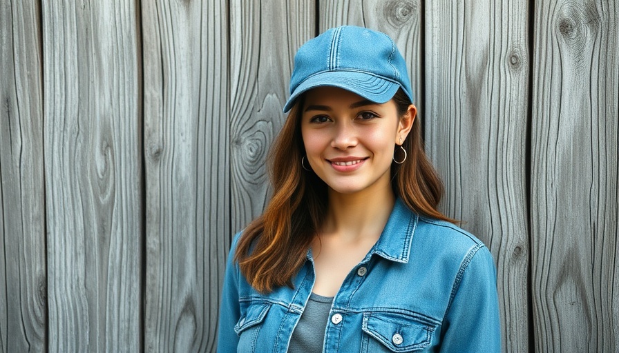 Woman in blue cap in rustic setting, political landscape September 2025.