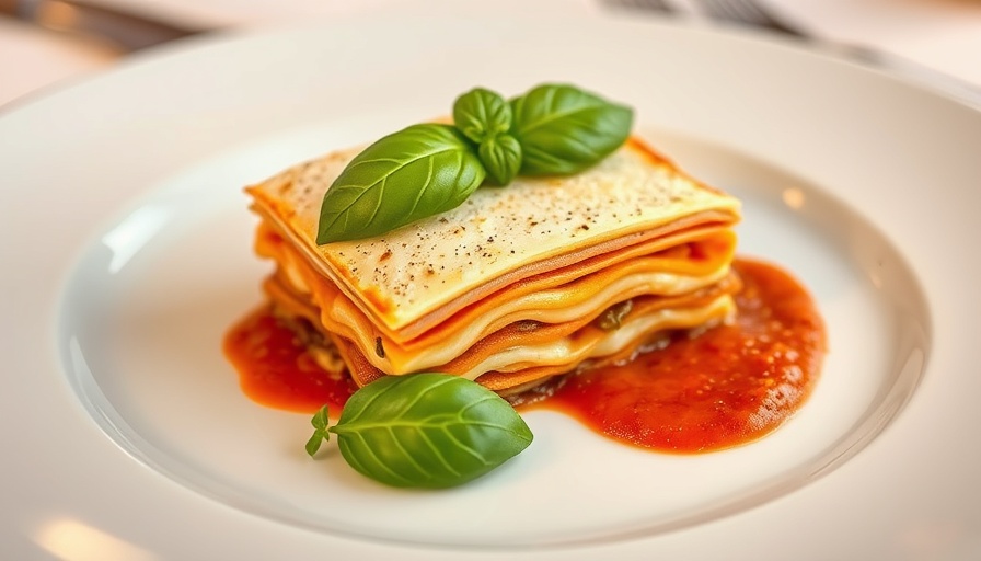 Stephen Starr Borromini Philadelphia restaurant gourmet dish with basil.