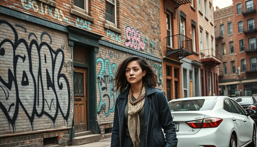 Urban street in Philadelphia, capturing city life and impact.