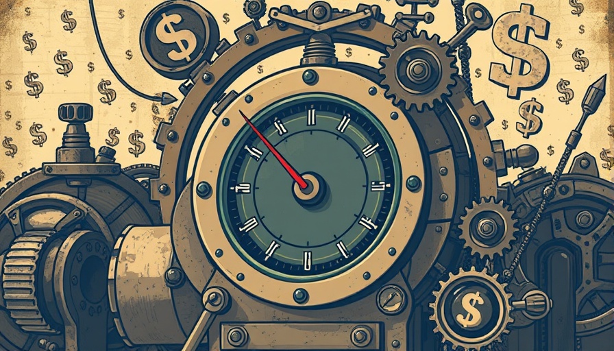 Intricate economic machine illustration for Weekend Reads.
