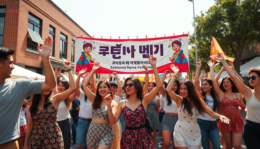 Attendees at K Festival Philly dancing to Korean music outdoors.