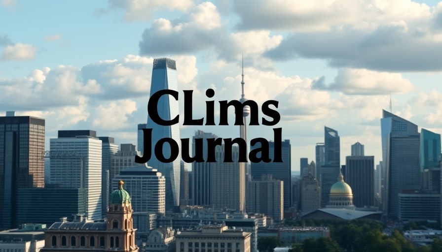 Claims Journal logo over cityscape, insurance claim process context.