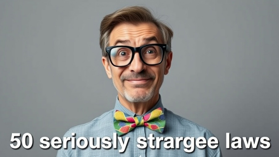 Confused man with glasses and bow tie pondering weird laws in South Carolina.