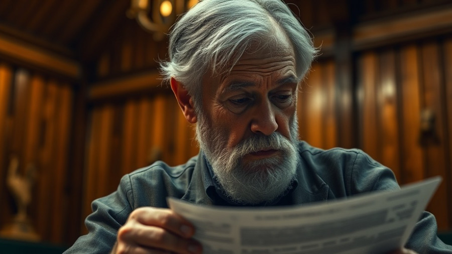 Judge reviewing evidence, Florida property insurance damages.