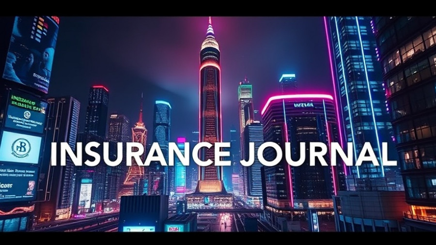 Vibrant cityscape illustrating insurance claim disputes.