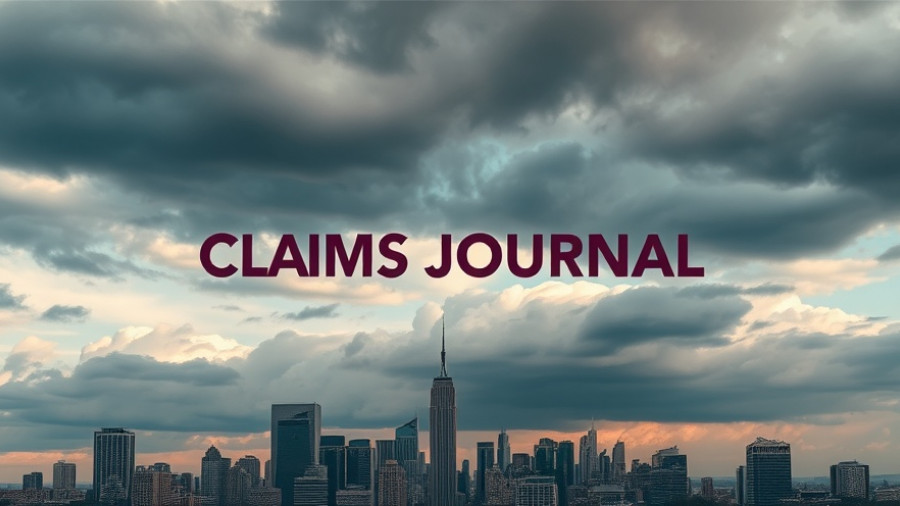 Claims Journal cityscape, Ford moonroof recall process backdrop.