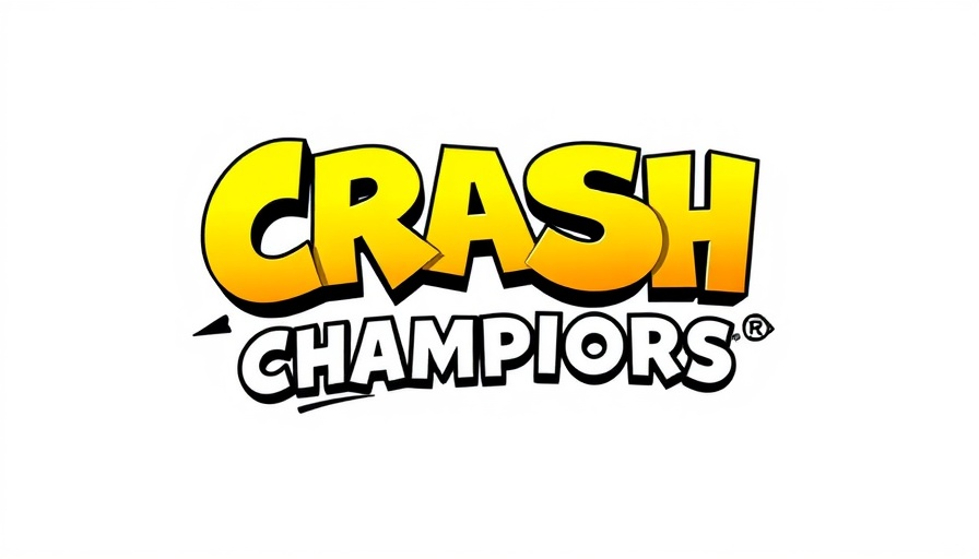 Crash Champions logo on white background, modern design.
