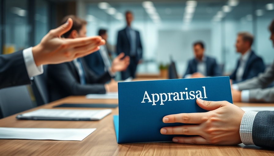Insurance claim line-item appraisal awards discussion at office table