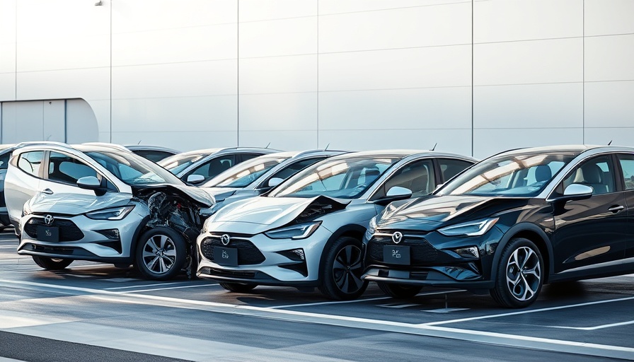 Crashed electric vehicles analyzed for safety ratings.