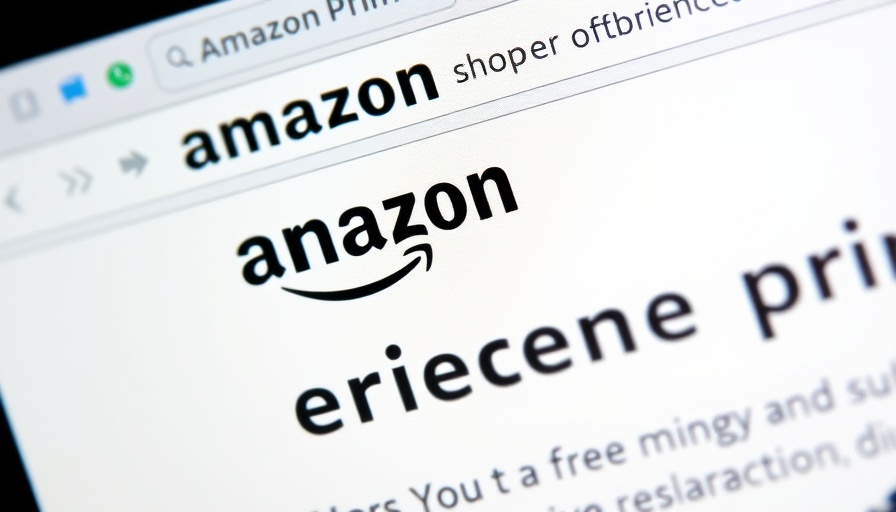 Amazon Prime webpage showing membership benefits like free shipping and streaming.