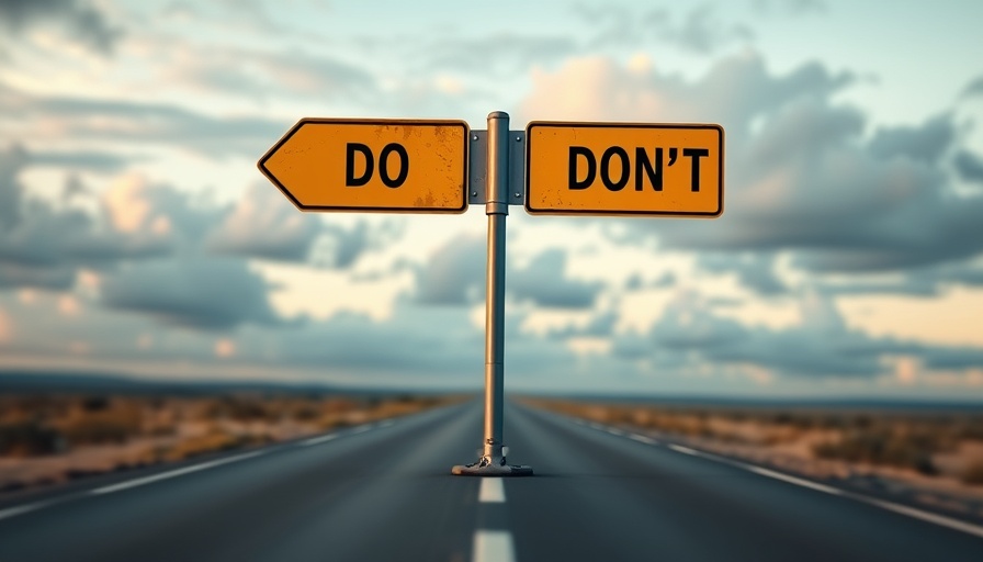 Insightful road sign illustrating contractor decisions not involving public adjusting.