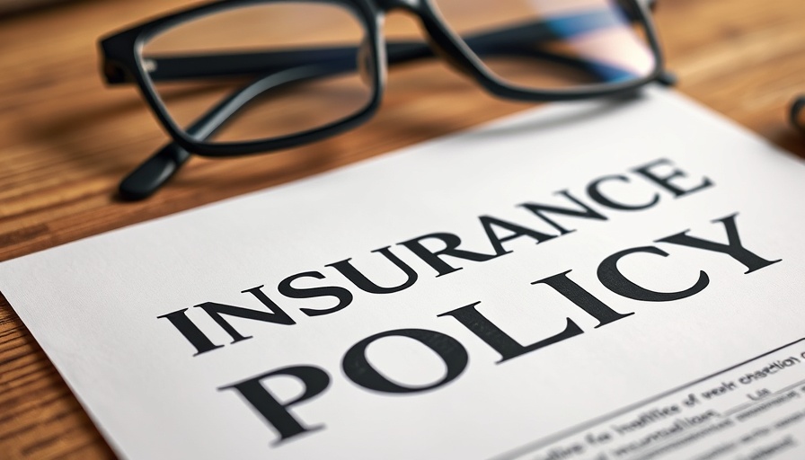 Insurance policy document with magnifying glass for Brandt fees details.