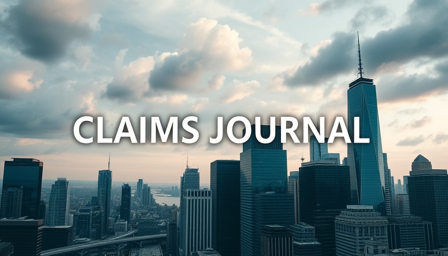 Claims Journal text over cityscape representing discrimination claims process.