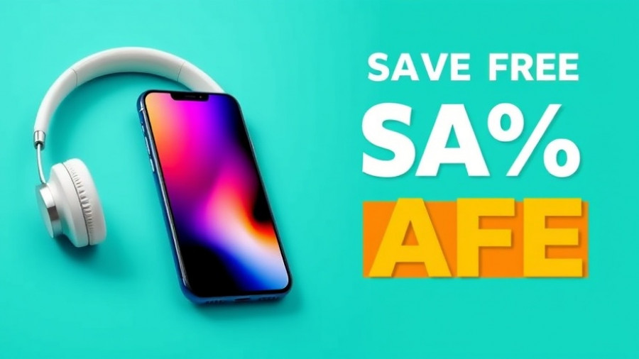 Legal and Zoning Considerations in online advertising, banner with phone and headphones.