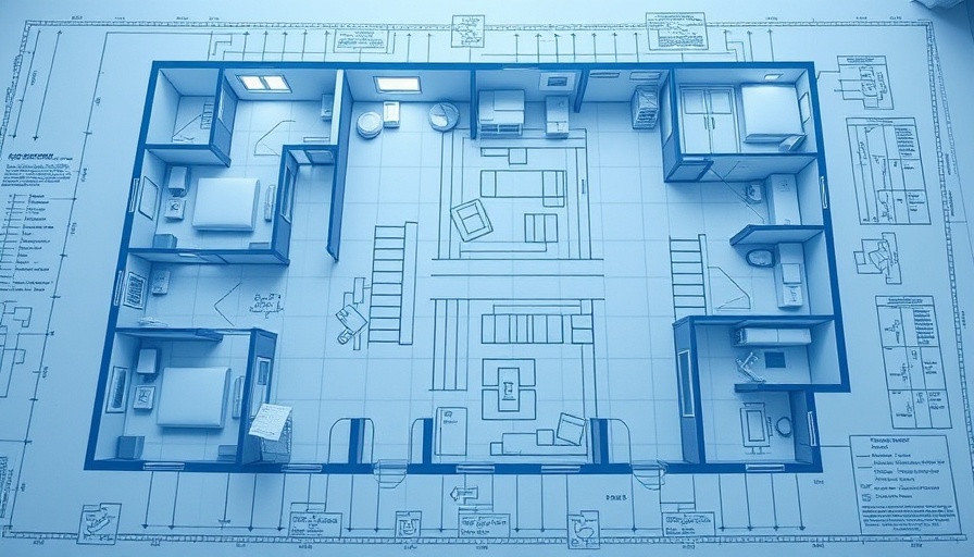 Blueprint of a basement apartment layout highlighting room design.