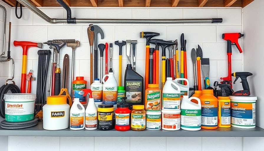 Collection of must-have products for a leak-free basement.