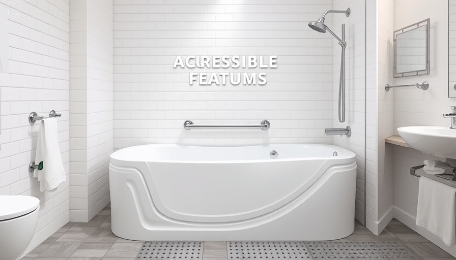 Modern accessible bathtub for seniors with safety features in Toms River.