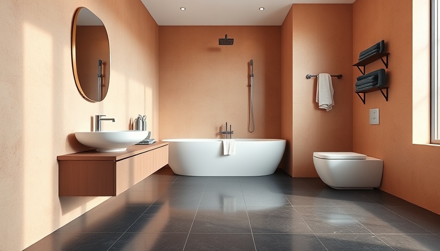 Non-slip flooring for bathrooms in a modern, safety-focused design.