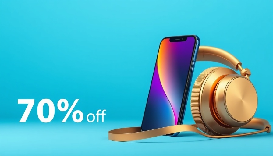 Brooklyn Basement Renovations ad with smartphone, headphones, and discount offer.