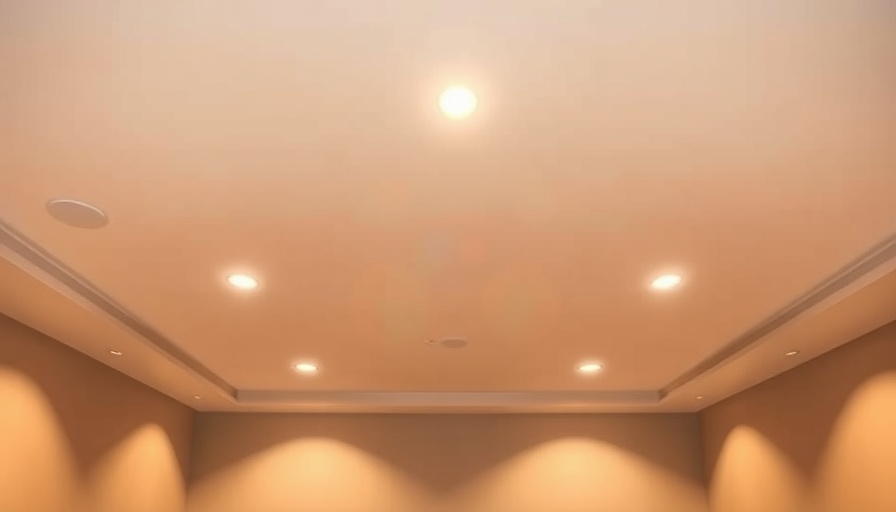 Modern basement ceiling transformations with elegant lighting.