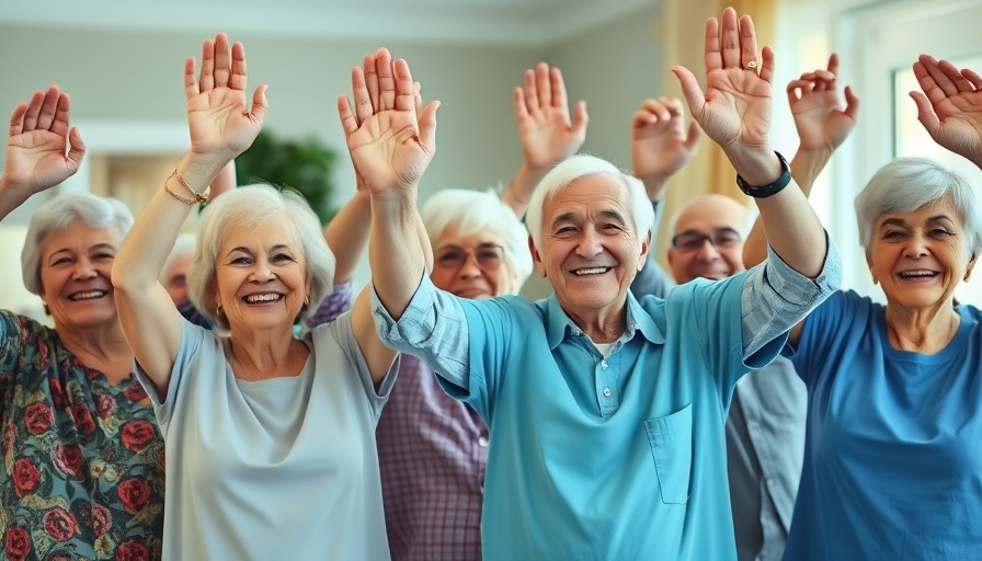 Benefits of socialization in assisted living; smiling elderly residents engaged in group activity.