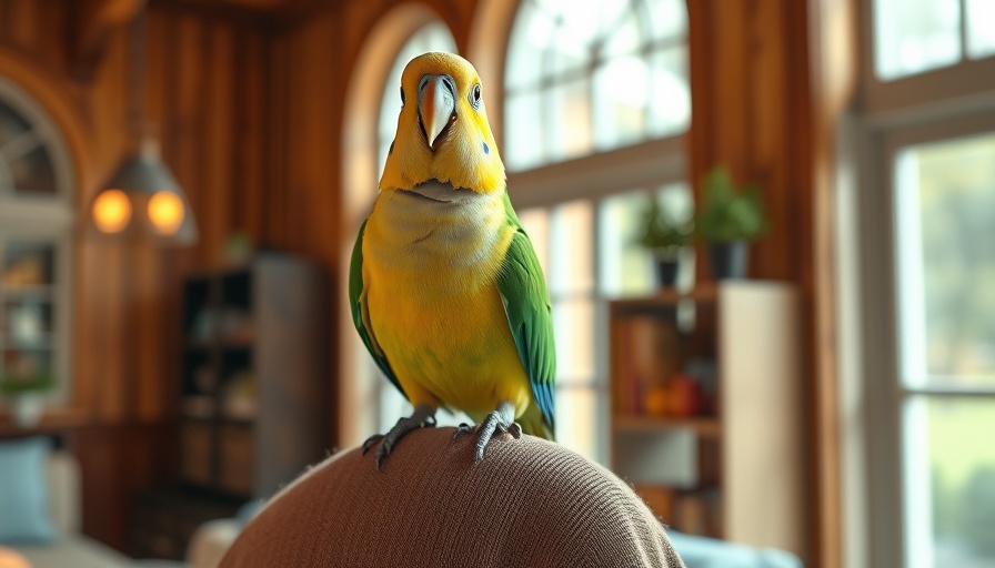 Parakeet found 100 miles away happily perched on woman's shoulder.