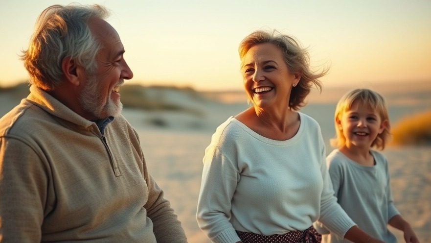 Multi-generational family enjoying a golden hour on Baltic Sea beach, perfect for Familienurlaub Ostsee.