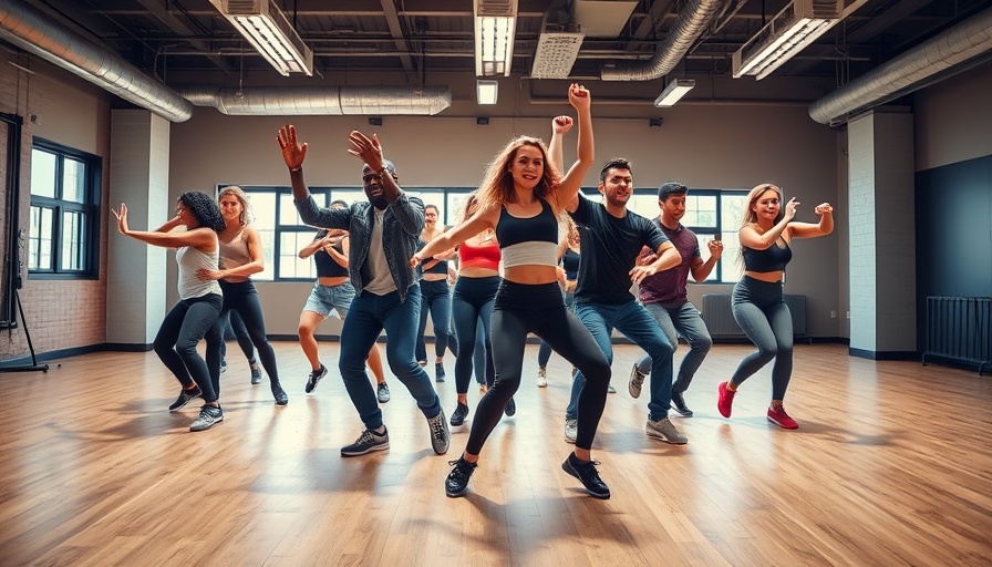 Energetic group practicing dance for Michael Jackson Halloween Event in Hamburg.
