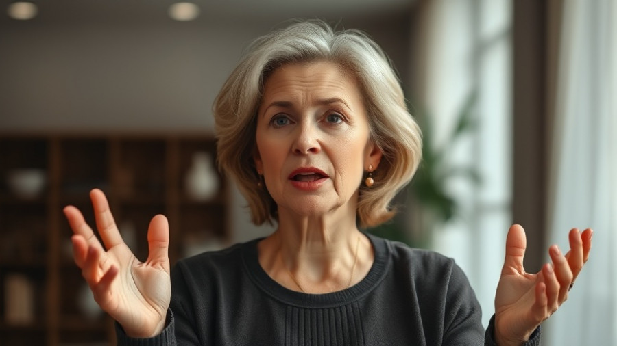 Woman discussing Amtsgerichtsreform Schleswig-Holstein indoors.