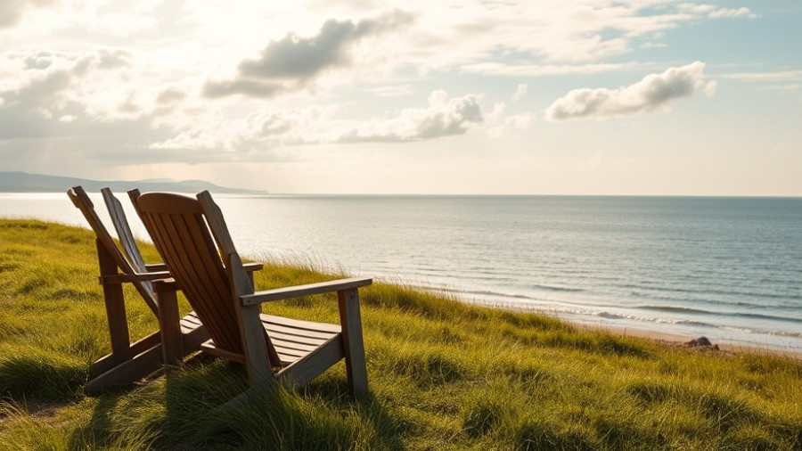 Nordsee Tourismus Krise scene with empty beach chairs and serene sea