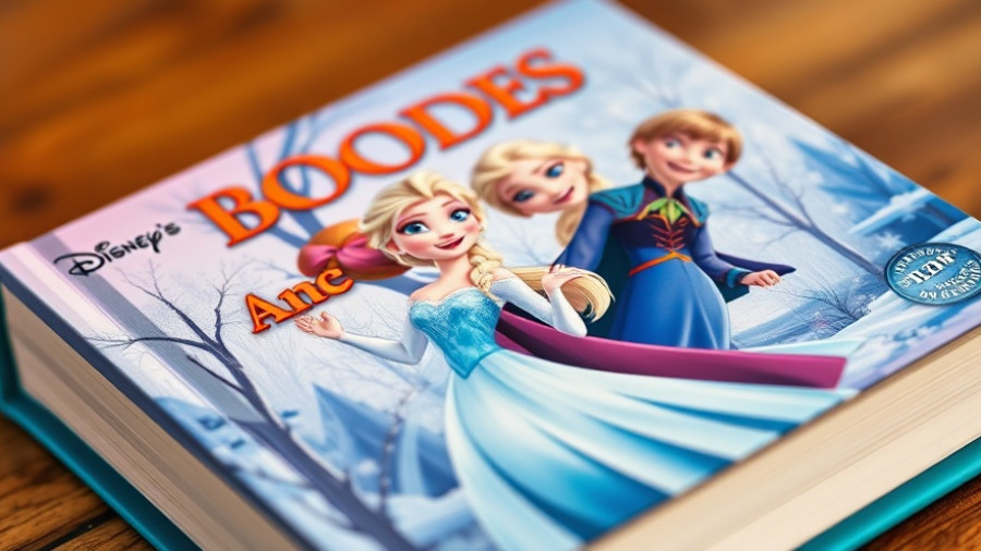 Disney Die Eiskönigin characters on pop-up book cover