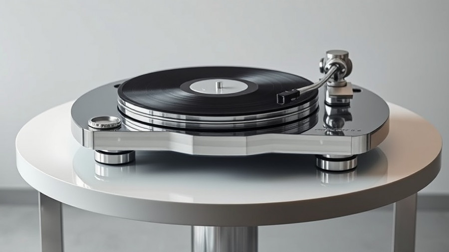 Pro-Ject Debut Reference 10 Plattenspieler with sleek design on table.