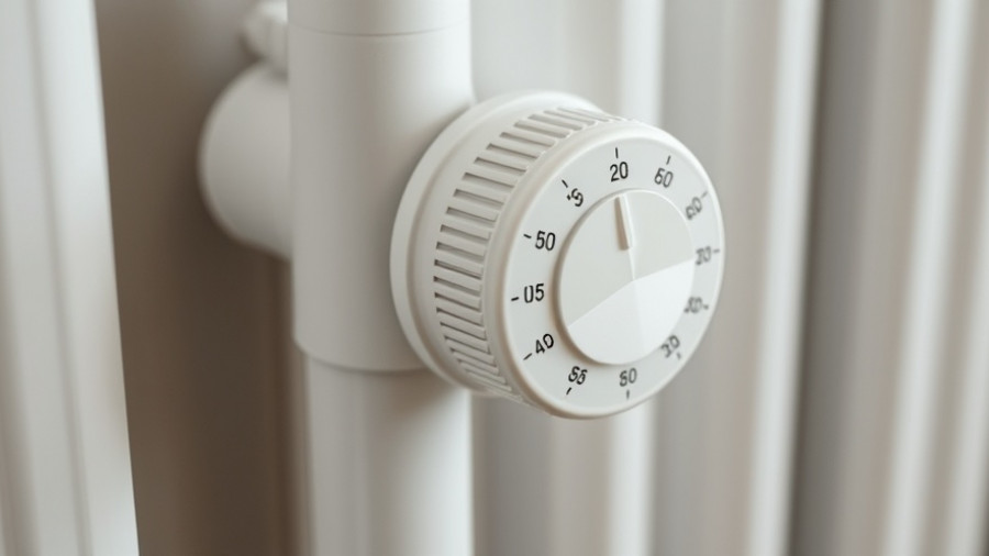 Close-up of a white radiator thermostat, Heizkörperthermostat verstehen.