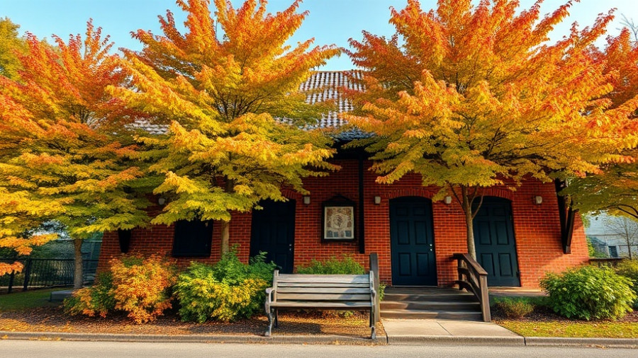 Hof Lütjensee surrounded by autumn foliage highlighting Lütjensee Natur und Freizeitaktivitäten.