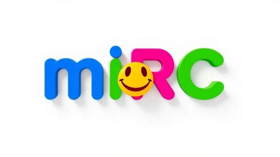 mIRC IRC-Client colorful logo with smiley face.