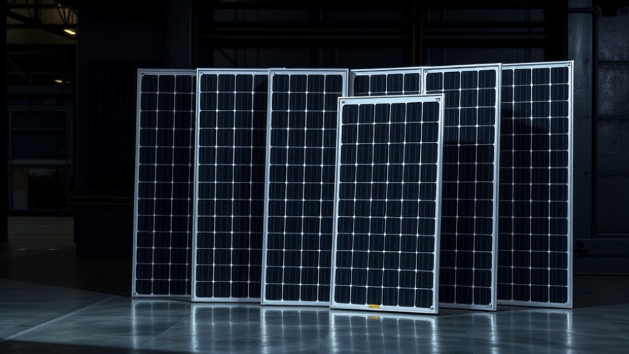 Sleek solar panel units with logo, Balkonkraftwerke günstig kaufen.