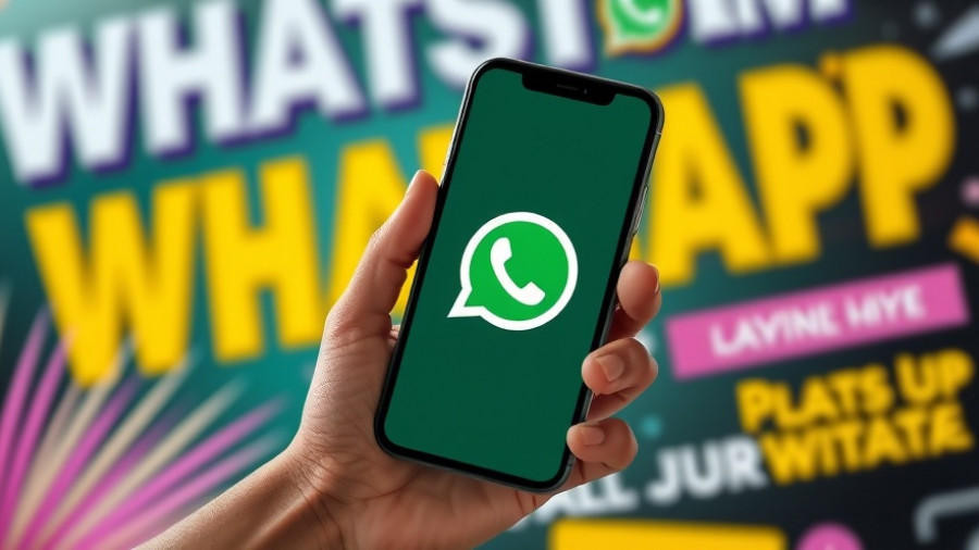 WhatsApp-Kanal für Technik-News promotional image showcasing smartphone.