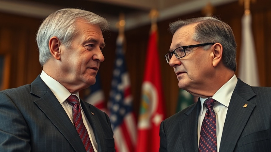 Discussion at conference table with flags, Demo gegen Merz Stadtbild Debatte.