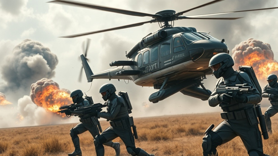 Casual Breakthrough Battlefield 6 dynamic military scene with chaos.