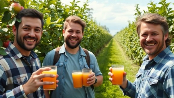 Mosterei im Alten Land Apfelernte apple harvest in orchard.