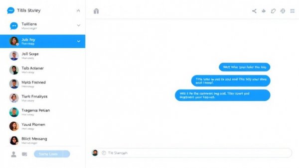 Trillian Messenger interface with chat interactions