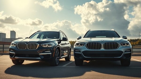 Kosten BMW iX3 und X3 vergleichen - front view comparison.