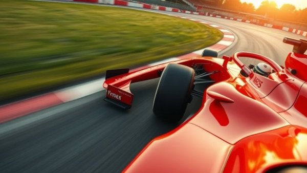 Formula 1 car in action on Brazilian track highlights.