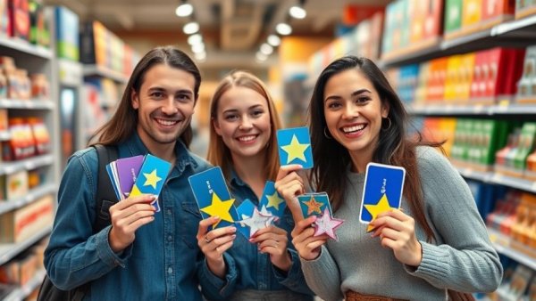 Wunschsternaktion Bad Oldesloe participants hold festive star cards.