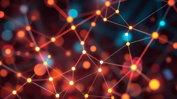 Digital network lines symbolizing GPAI transparency.