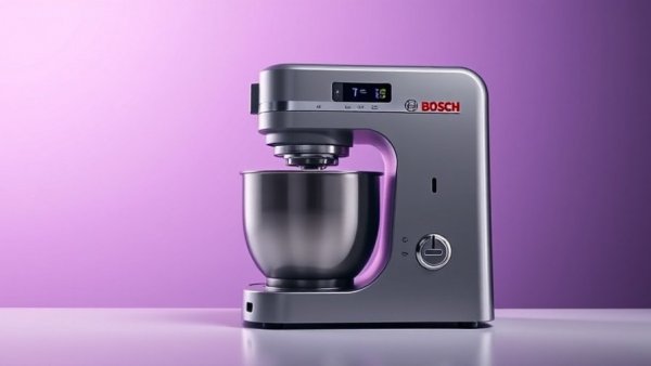Bosch Küchenmaschine Black Friday deal image with purple gradient