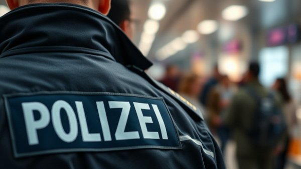 Biometrische Überwachung in Berlin with police video surveillance.