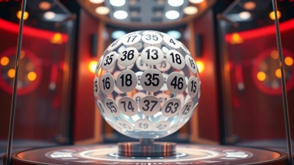 EUROJACKPOT draw with spinning lottery machine and bright backdrop.